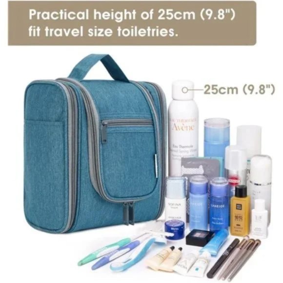 Hanging Travel Toiletry Bag Cosmetic Make up Organizer for Women and Men - Picture 3 of 7